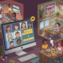 Новый собеседник на video-chat.live — приятная беседа в обед